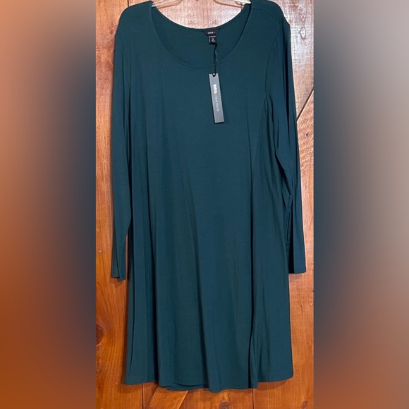 NWT Intro. Stretch Long Sleeve Dress Sz XL - Picture 3 of 9